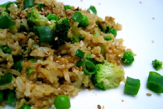 Cauliflower, Brown Rice, and Vegetable Fried Rice | Made by Meaghan Moineau
