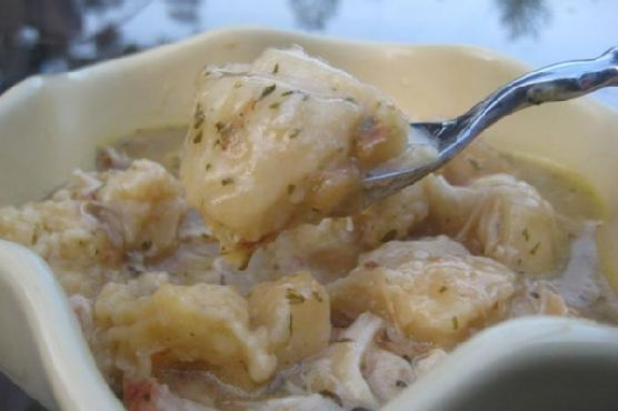 Crockpot Chicken and Dumplings | Made by Meaghan Moineau