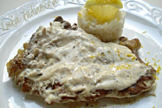 Lemon and pepper veal cutlets | Made by Meaghan Moineau