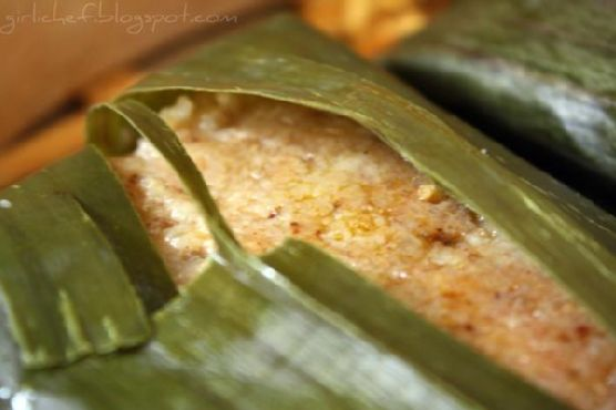 Salmon In Banana Leaf | Made by Meaghan Moineau