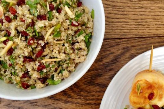 Quinoa Salad with Barberries & Nuts | Made by Meaghan Moineau