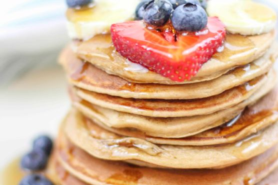 Simple Protein Pancakes | Made by Meaghan Moineau