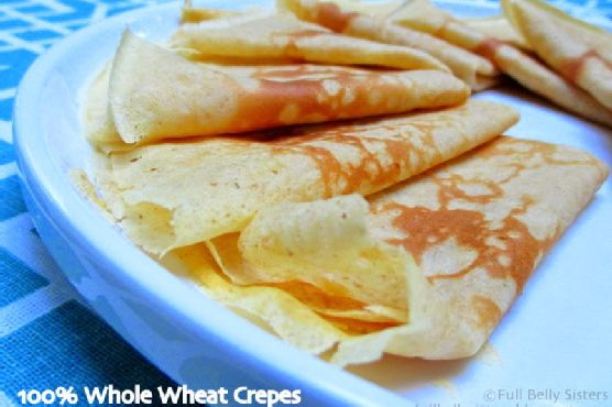 Simple Whole Wheat Crepes | Made by Meaghan Moineau