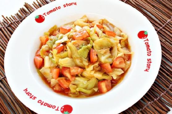 Stir Fried Cabbage and Tomatoes | Made by Meaghan Moineau