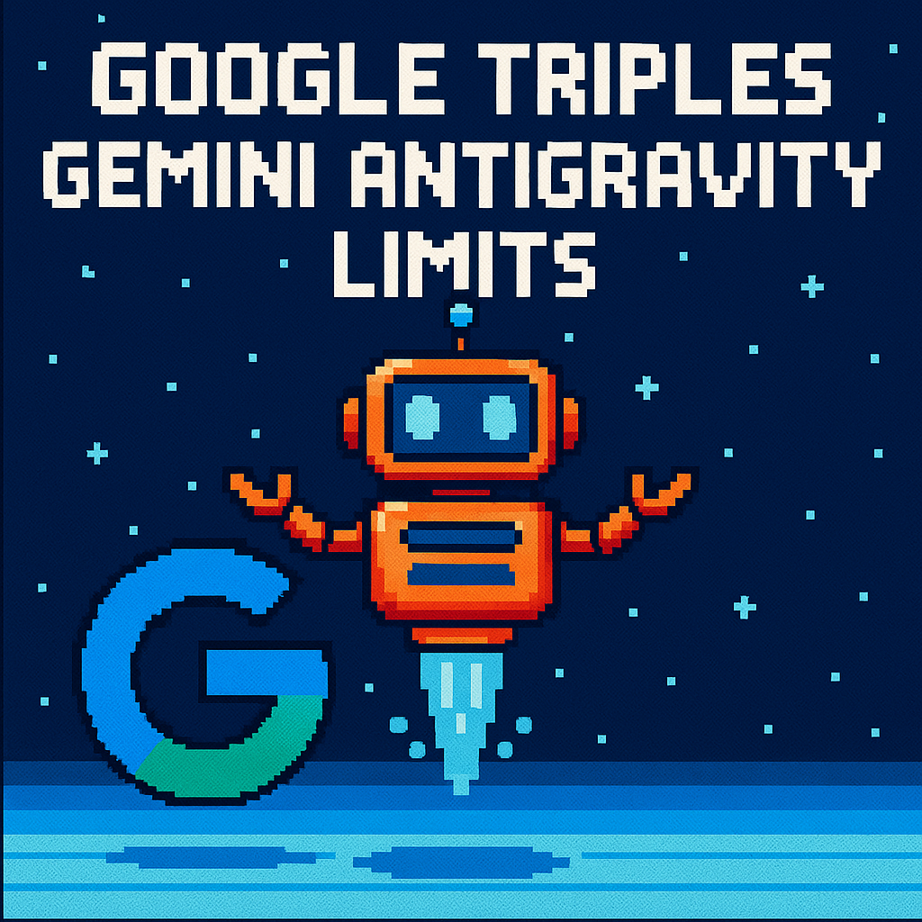Google Triples Gemini Antigravity Limits | Analysis by Brian Moineau