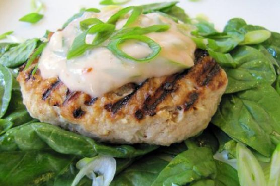 Apple Cheddar Turkey Burgers With Chipotle Yogurt Sauce | Made by Meaghan Moineau