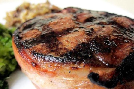 Bacon Wrapped Filet Mignon | Made by Meaghan Moineau