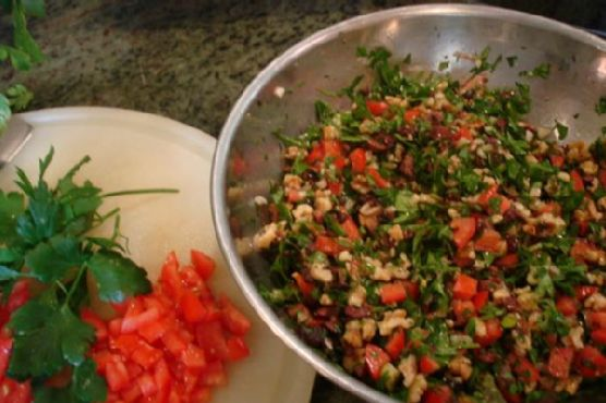 Middle Eastern Chopped Salad | Made by Meaghan Moineau