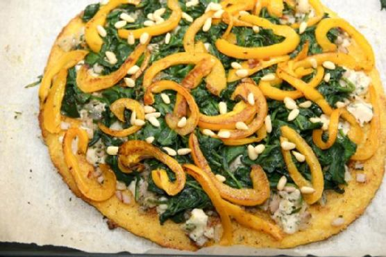 Polenta Pie With Italian Toppings | Made by Meaghan Moineau