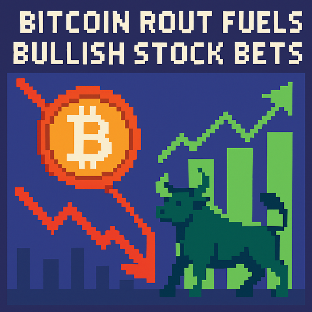Bitcoin rout fuels bullish stock bets | Analysis by Brian Moineau