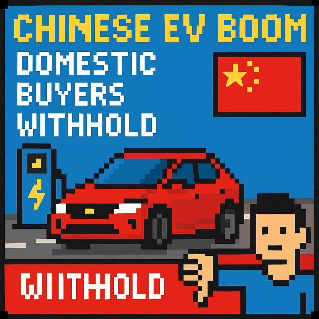 Chinese EV Boom, Domestic Buyers Withhold | Analysis by Brian Moineau