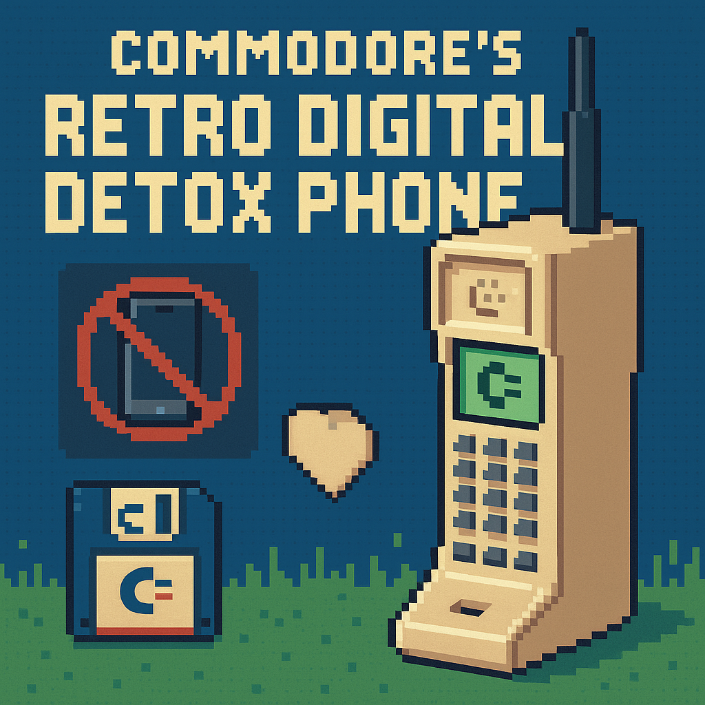 Commodore’s Retro Digital Detox Phone | Analysis by Brian Moineau