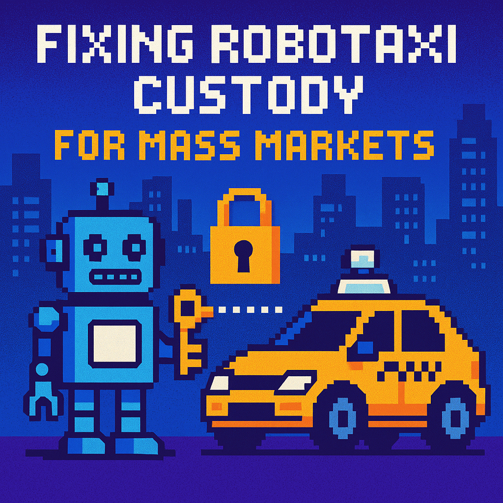 Fixing Robotaxi Custody for Mass Markets | Analysis by Brian Moineau