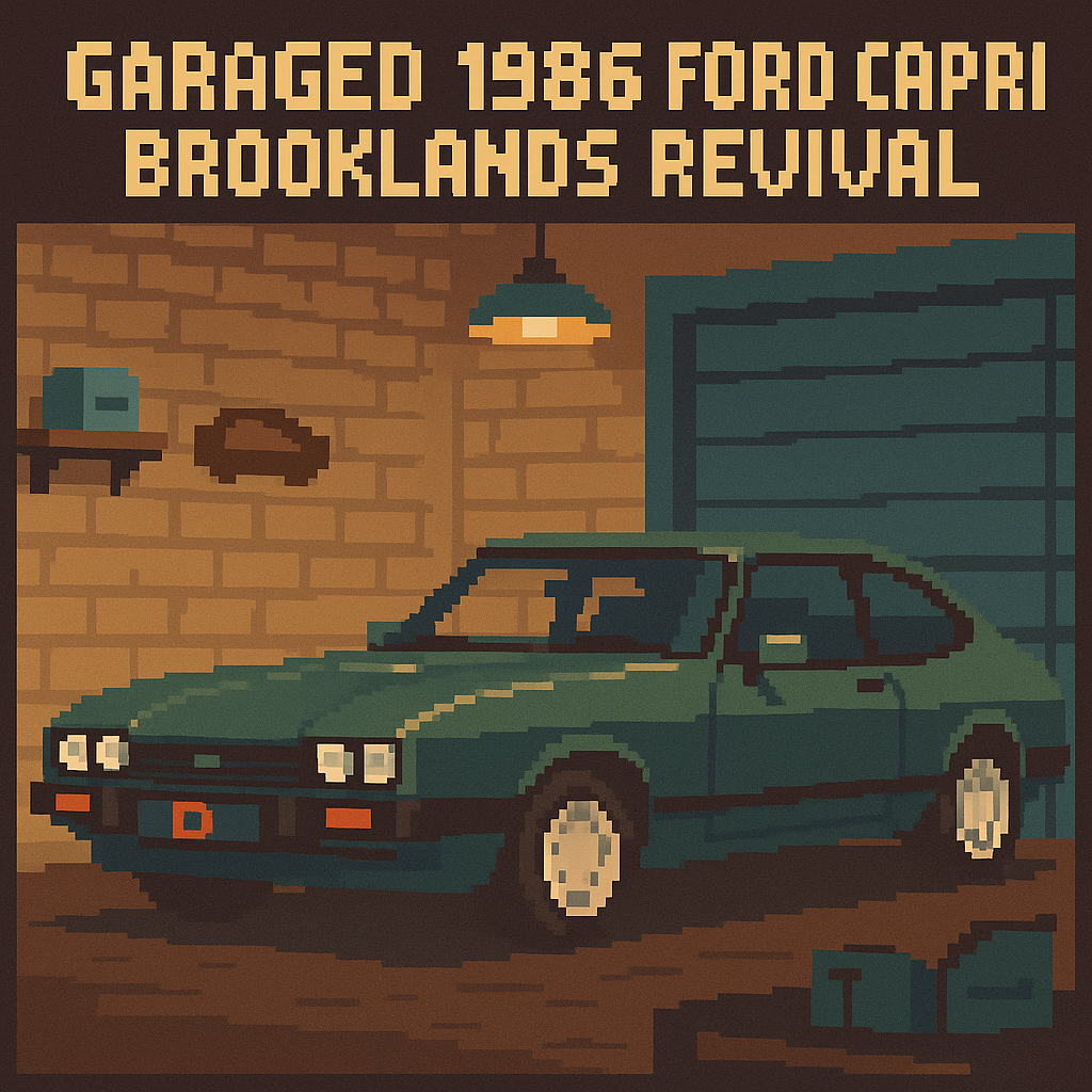 Garaged 1986 Ford Capri Brooklands Revival | Analysis by Brian Moineau