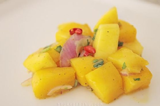 Bing’s Mango Salsa | Made by Meaghan Moineau