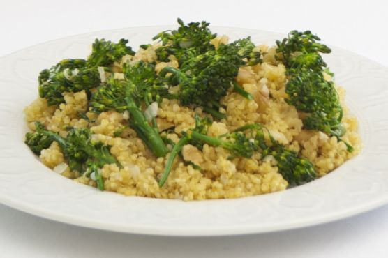 Broccolini Quinoa Pilaf | Made by Meaghan Moineau