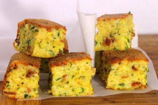 Mini Zucchini Bites (Cuadritos De Calabacin) | Made by Meaghan Moineau