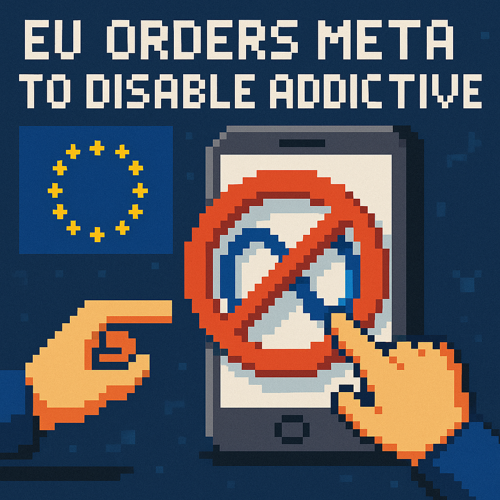 EU orders Meta to disable addictive | Analysis by Brian Moineau