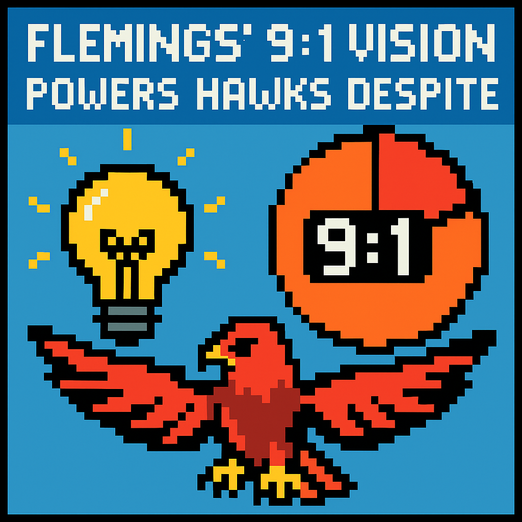 Flemings’ 9:1 Vision Powers Hawks Despite | Analysis by Brian Moineau