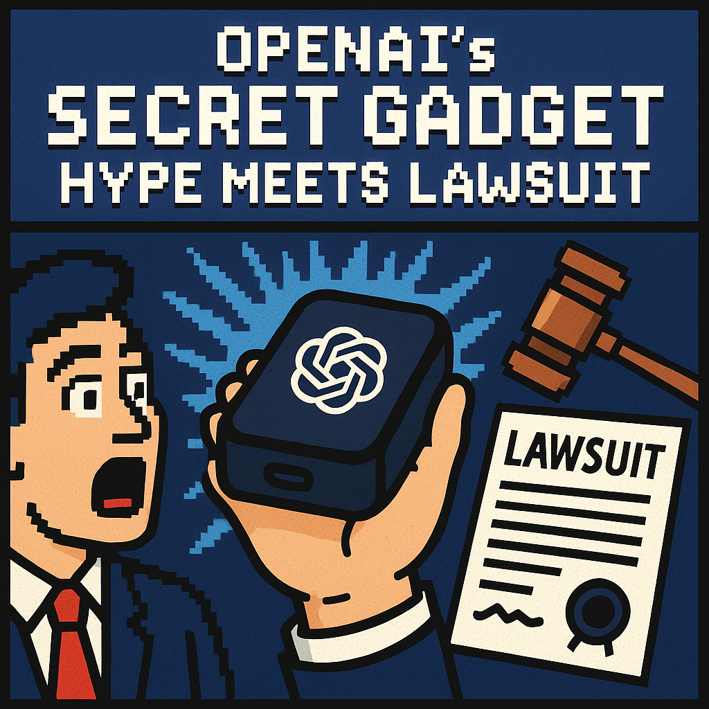 OpenAI’s Secret Gadget: Hype Meets Lawsuit | Analysis by Brian Moineau