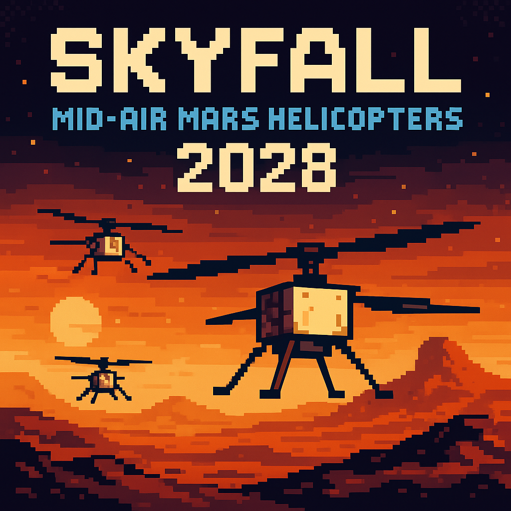 SkyFall: Mid‑Air Mars Helicopters 2028 | Analysis by Brian Moineau