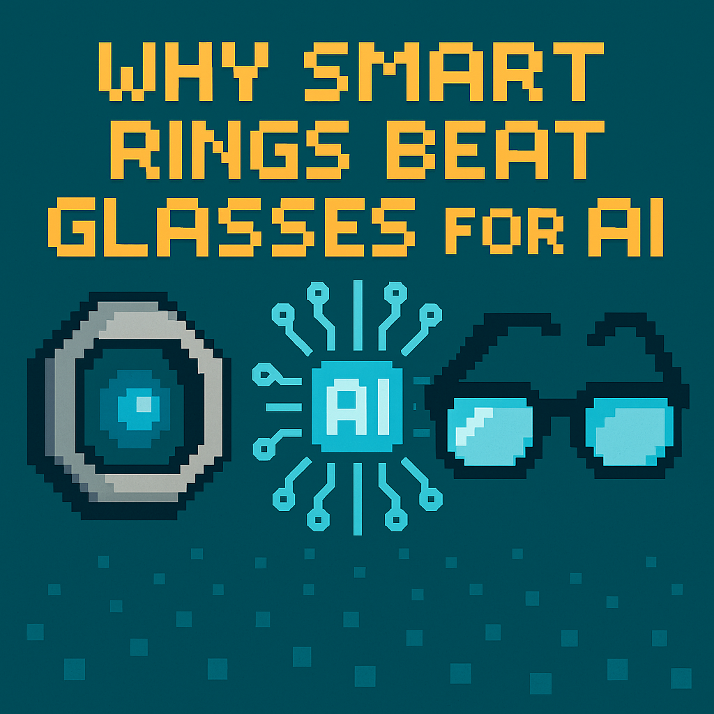 Why Smart Rings Beat Glasses for AI | Analysis by Brian Moineau