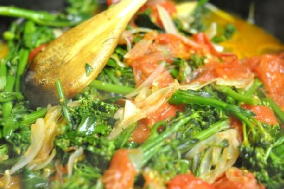 Broccoli Rabe and Breaded Veal Scallopini | Made by Meaghan Moineau