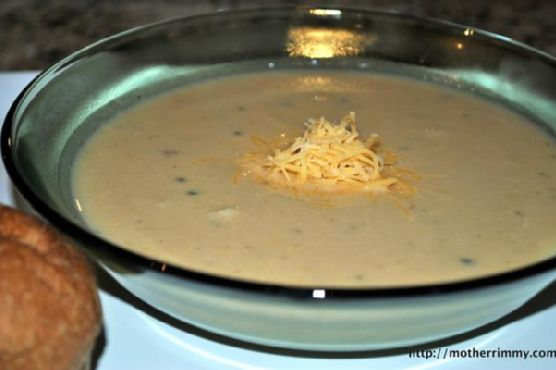 Cauliflower, Leek and Cheddar Cheese Soup | Made by Meaghan Moineau