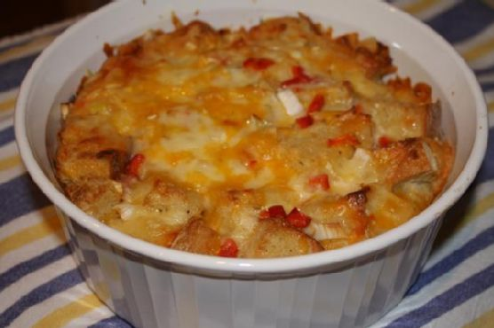 Cheese and Leek Strata | Made by Meaghan Moineau