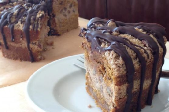 Pumpkin Pecan Streusel Cake – gluten free, soy free, vegan | Made by Meaghan Moineau