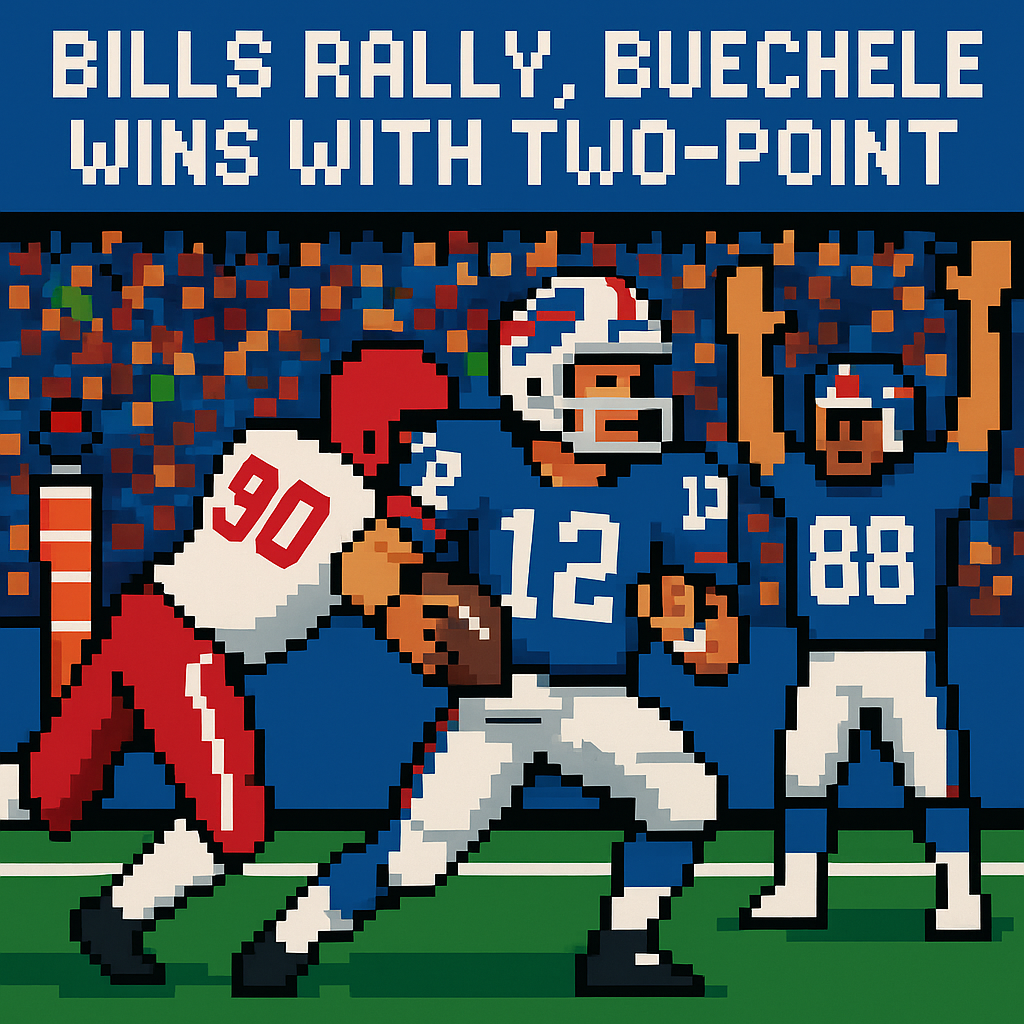 Bills Rally, Buechele Wins With Two-Point | Analysis by Brian Moineau