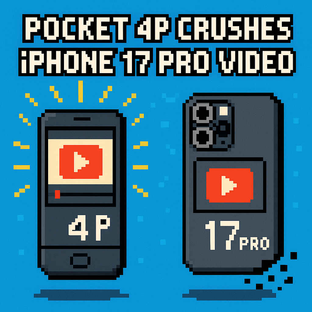 Pocket 4P Crushes iPhone 17 Pro Video | Analysis by Brian Moineau