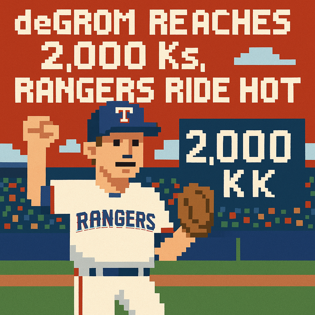 deGrom Reaches 2,000 Ks, Rangers Ride Hot | Analysis by Brian Moineau