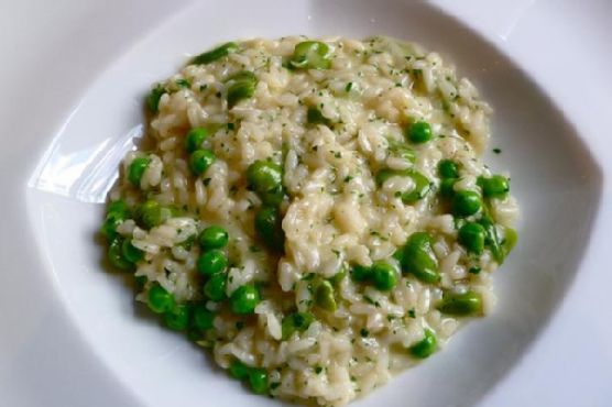 Risotto With Fresh Peas | Made by Meaghan Moineau