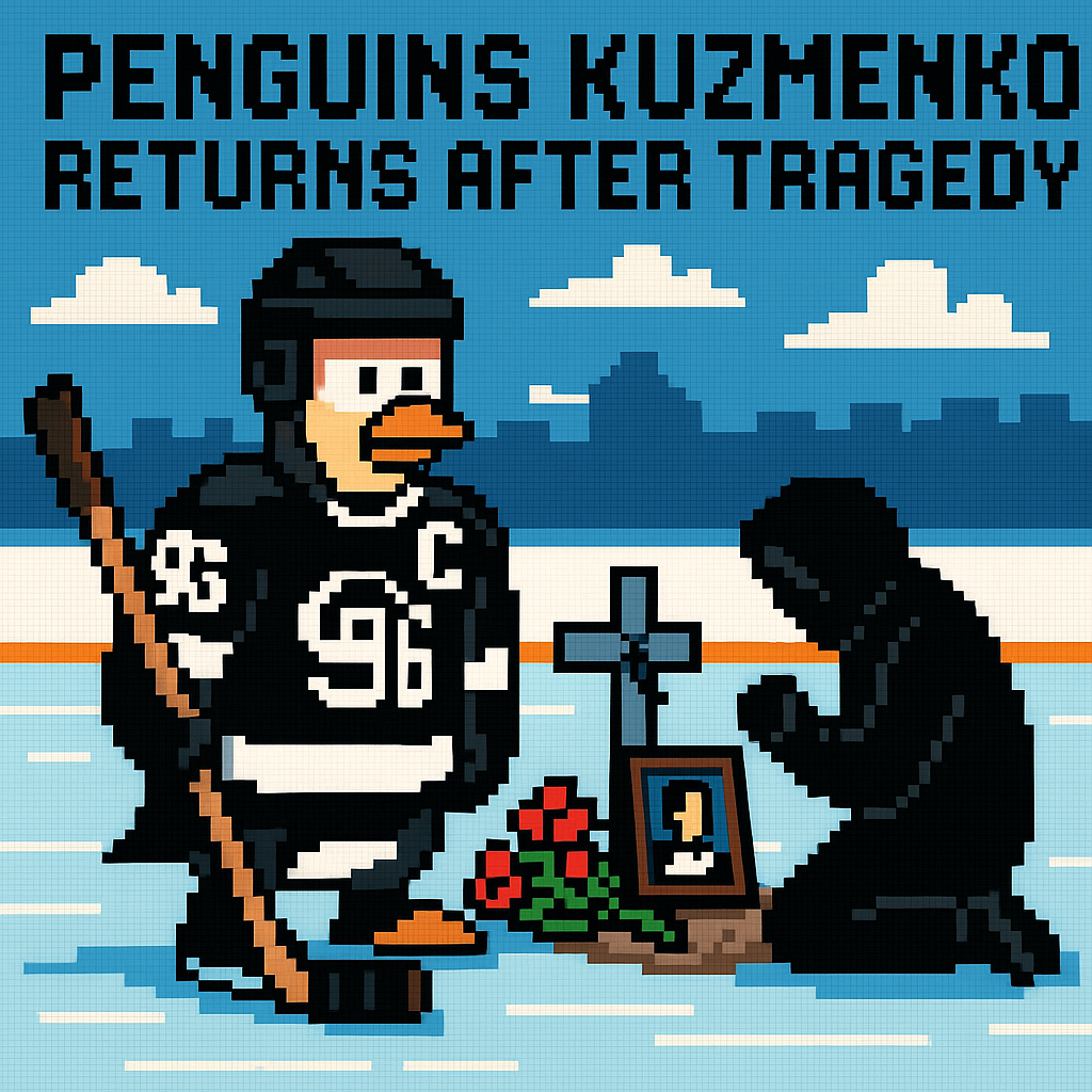 Penguins Kuzmenko Returns After Tragedy | Analysis by Brian Moineau