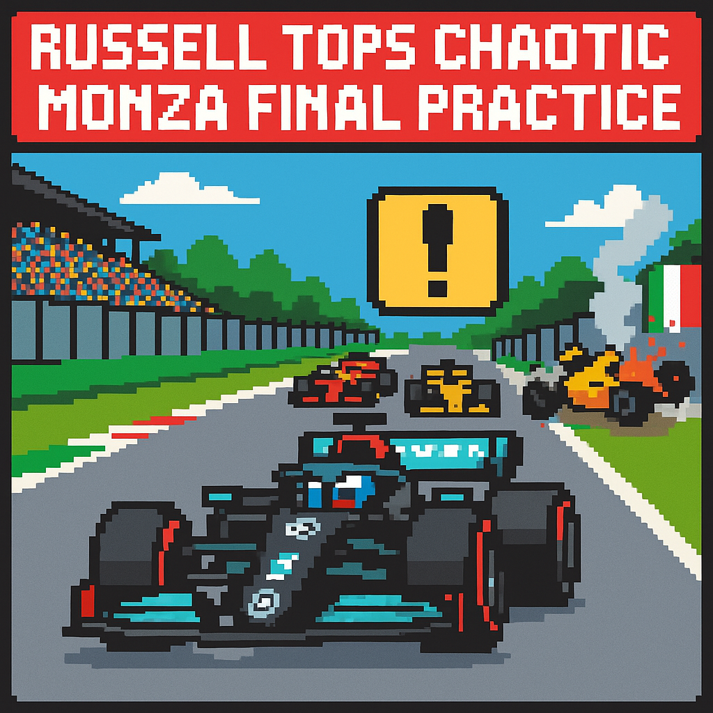 Russell Tops Chaotic Monza Final Practice | Analysis by Brian Moineau