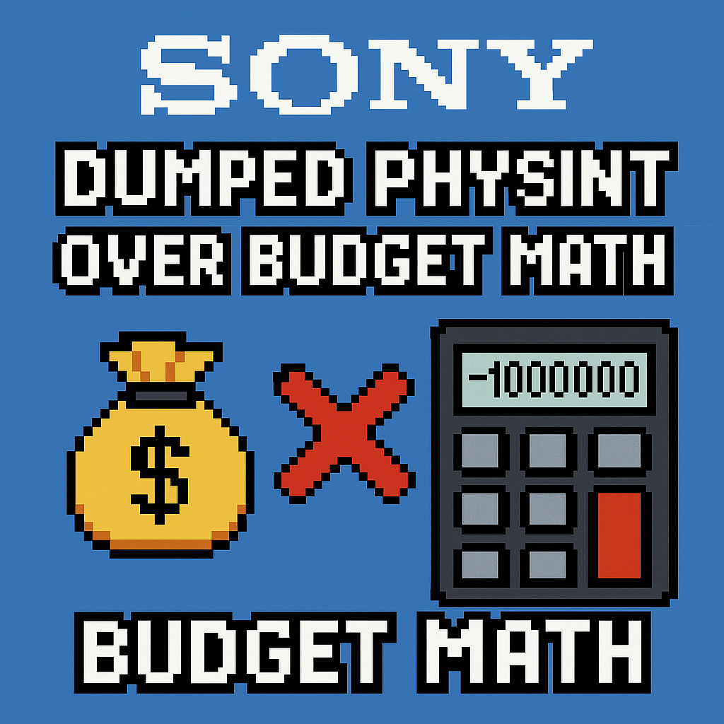 Sony dumped PHYSINT over budget math | Analysis by Brian Moineau
