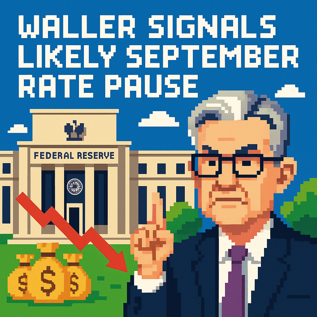 Waller Signals Likely September Rate Pause | Analysis by Brian Moineau