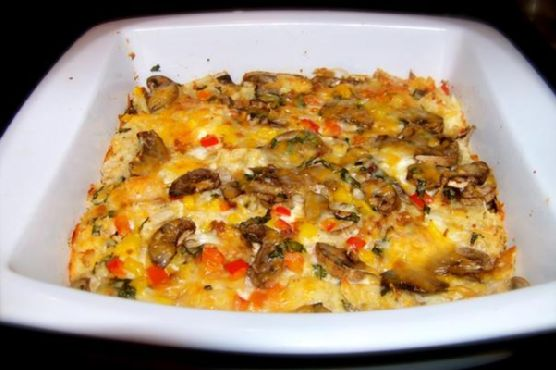 Figure Friendly Mushroom and Bacon Strata | Made by Meaghan Moineau