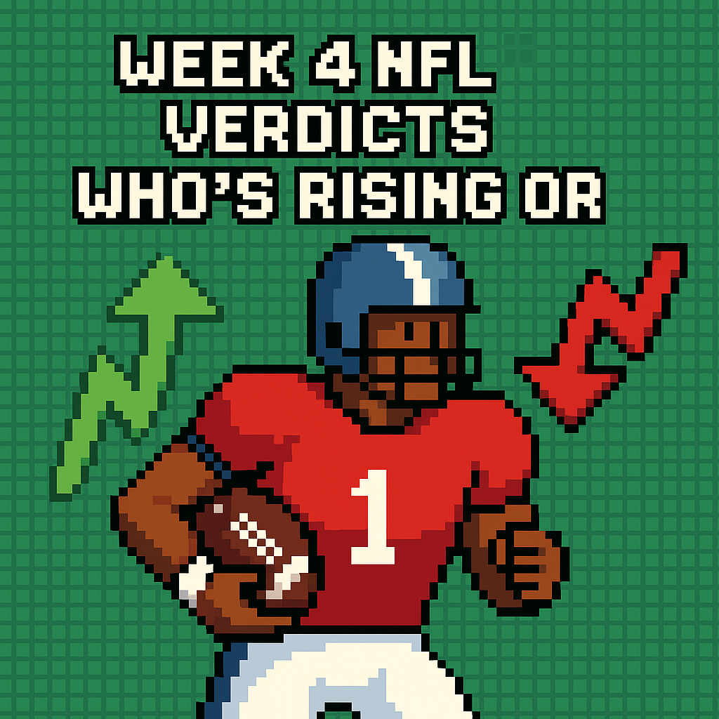 Week 4 NFL Verdicts: Who’s Rising | Analysis by Brian Moineau